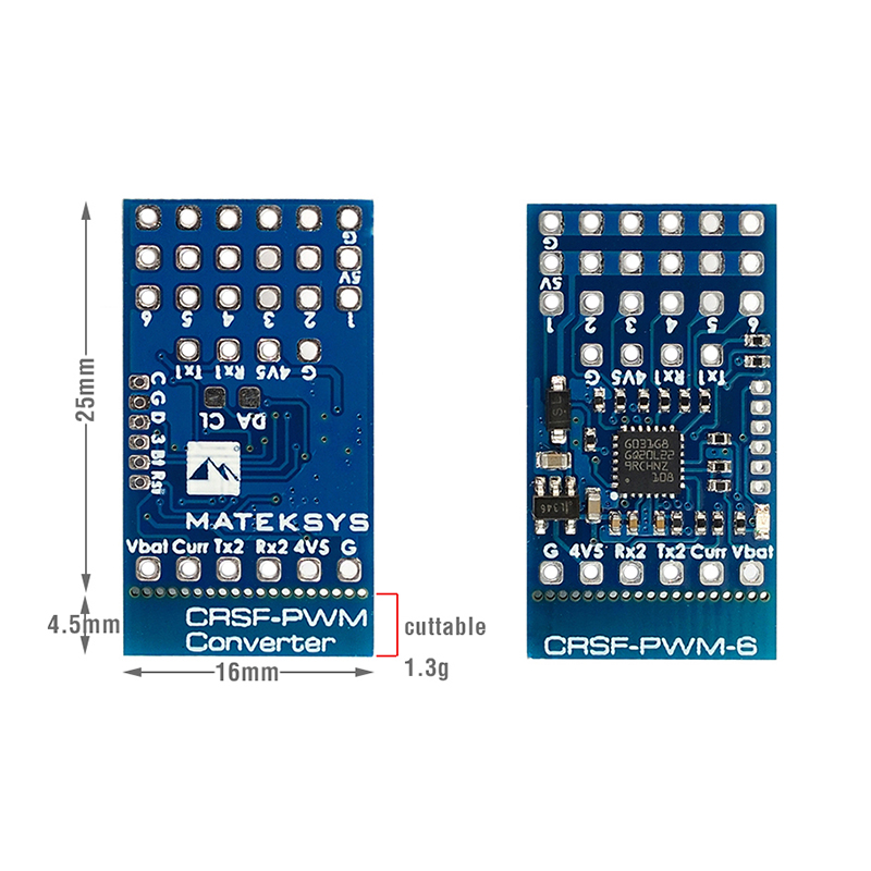 Mateekcrsf-pwm電力変換器CRSF-PWM-6/ - Tbs Fpv Crossfire のレビューと価格