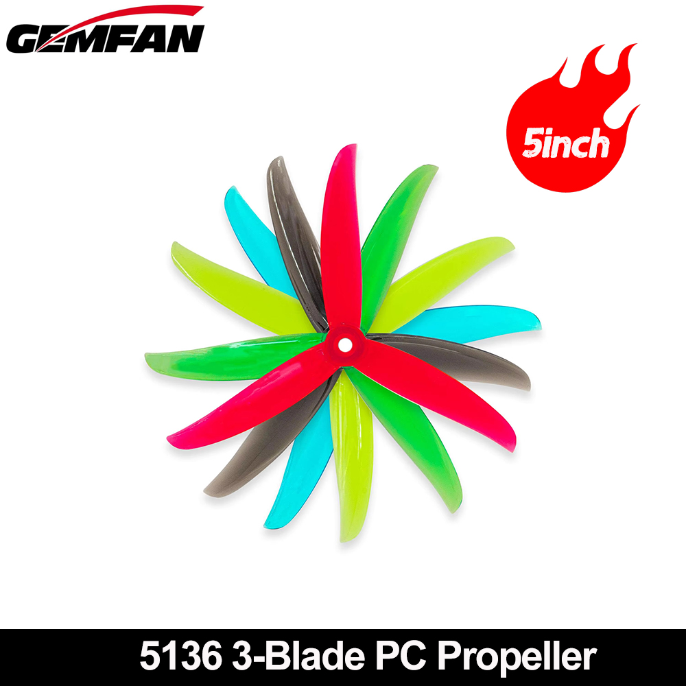 Gemfan VANOVER 5136 3 ブレード PC  - Drone Racing Propeller のレビューと価格