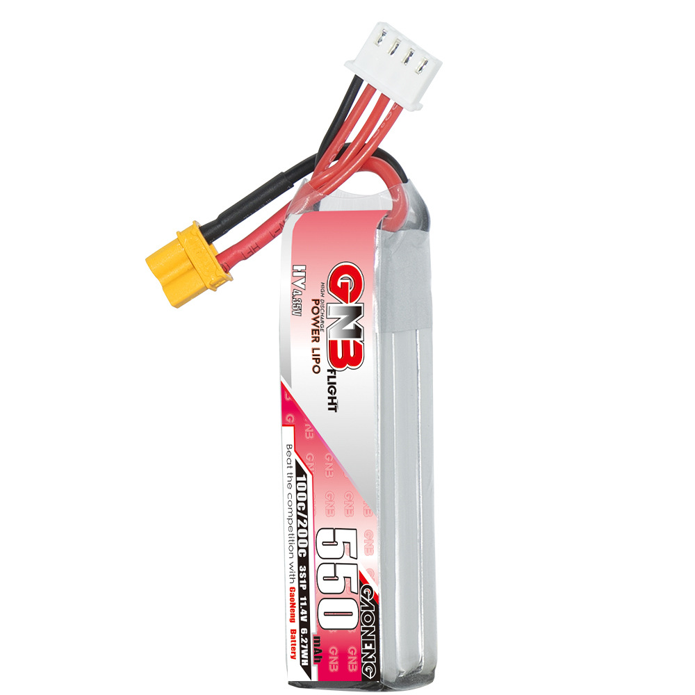 GNB HV 11.4V 550mAh 100C/200C  - Drone Racing Battery のレビューと価格