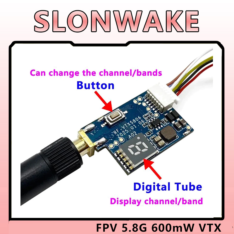SLONWAKE 5.8G TS5823 PRO ミニアナロ - Drone Racing Vtx のレビューと価格