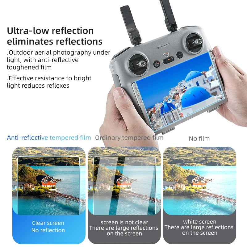Rcstq-リモコン用反射フィルム、反射防止、強化フィルム、 - Dji Drone Mini 4 Pro のレビューと価格