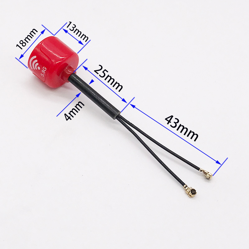 5.8G ロリポップ LHCP アンテナ高利得 3Dbi I - Drone Racing Antenna のレビューと価格